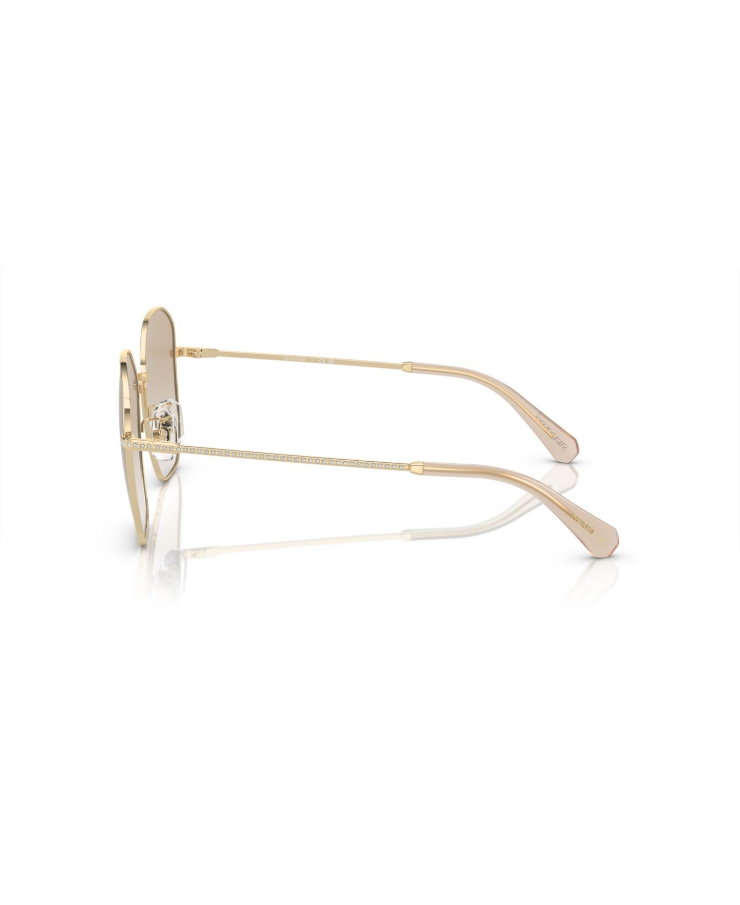 Женские солнцезащитные очки Swarovski Sunglasses, SK7012D, цвет: Графитовый металлик — фото 7