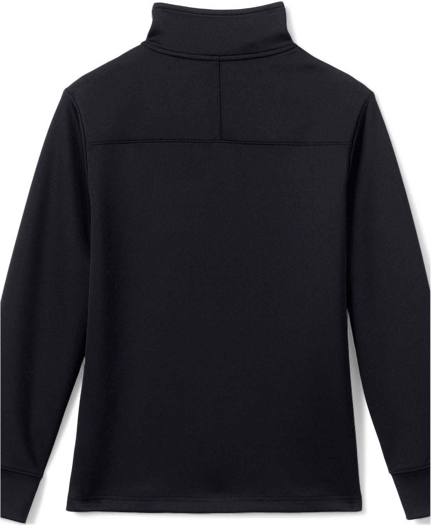 Свитер Lands' End Active Performance Quarter Zip Pullover для девочек, цвет: Чёрный — фото 3
