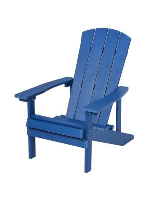 Adirondack Chair Patio Chair with Big Armrests Fire Pit Chair Weather Resistant, Easy Installation Outdoor for Patio, Lawn and Backyard