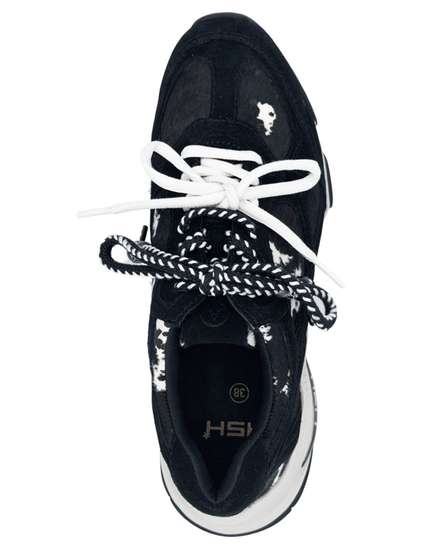 Женские кроссовки ASH Verve Lace-Up, цвет: Чёрный — фото 4