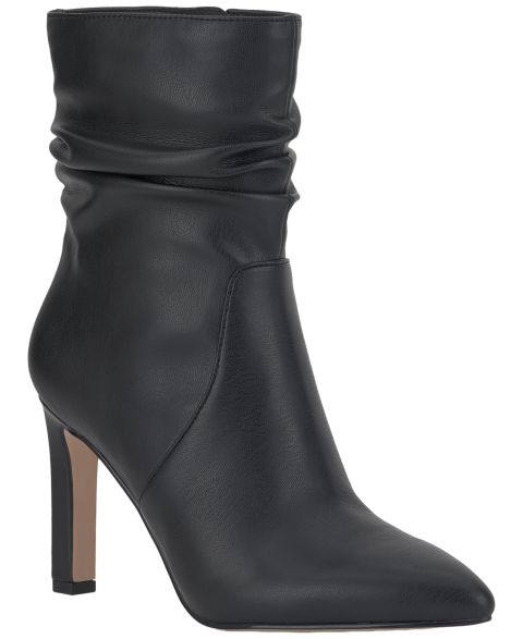 Женские ботинки Jessica Simpson Komoena Blade-Heel Slouch Dress Booties, цвет: Чёрный гладкий