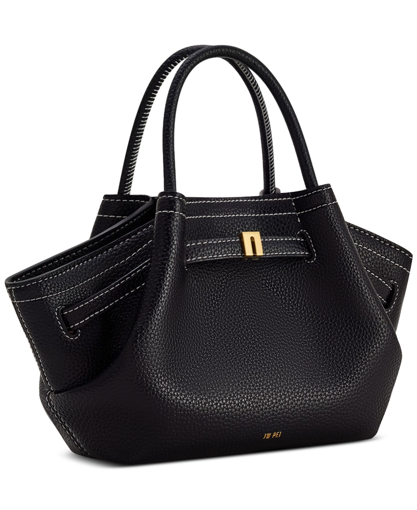 Женская сумка JW PEI Hana Mini Tote Handbag, цвет: Чёрный — фото 3