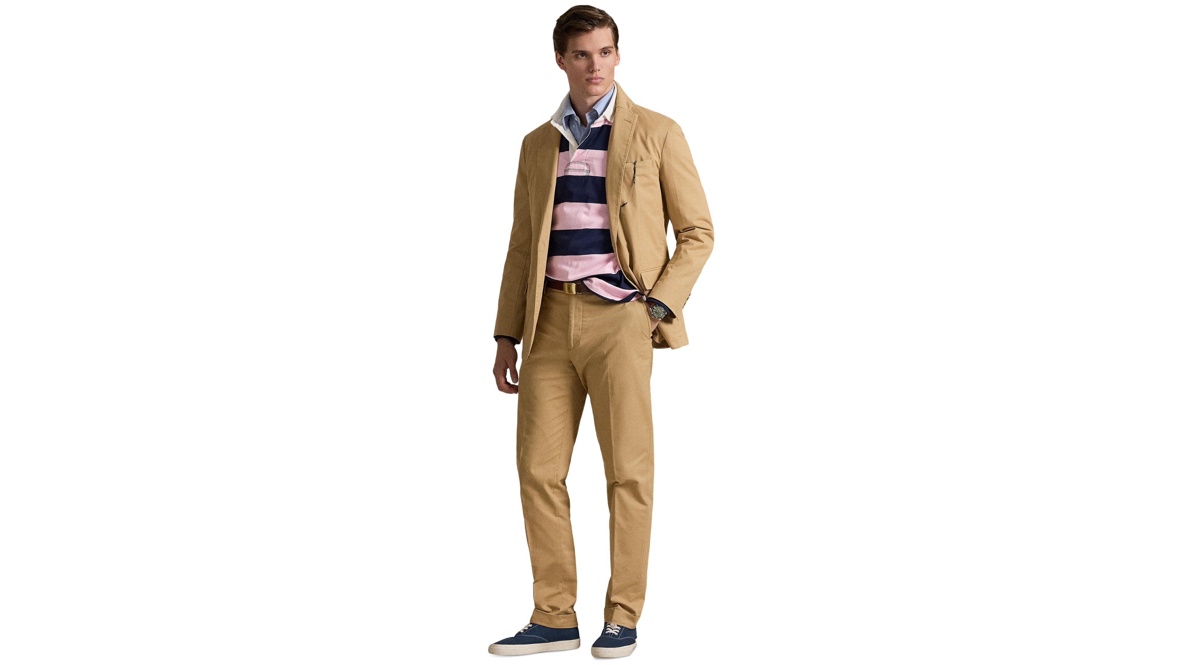 Polo Unconstructed Modern Fit Jacket Stretch Chino Suit Trouser