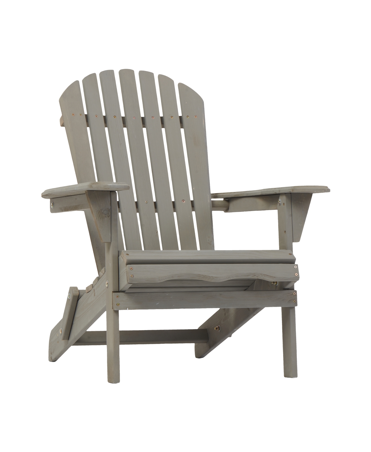 Streamdale Furniture 2-Piece Outdoor Wooden Folding Adirondack Chair Set with Pre-Assembled Back