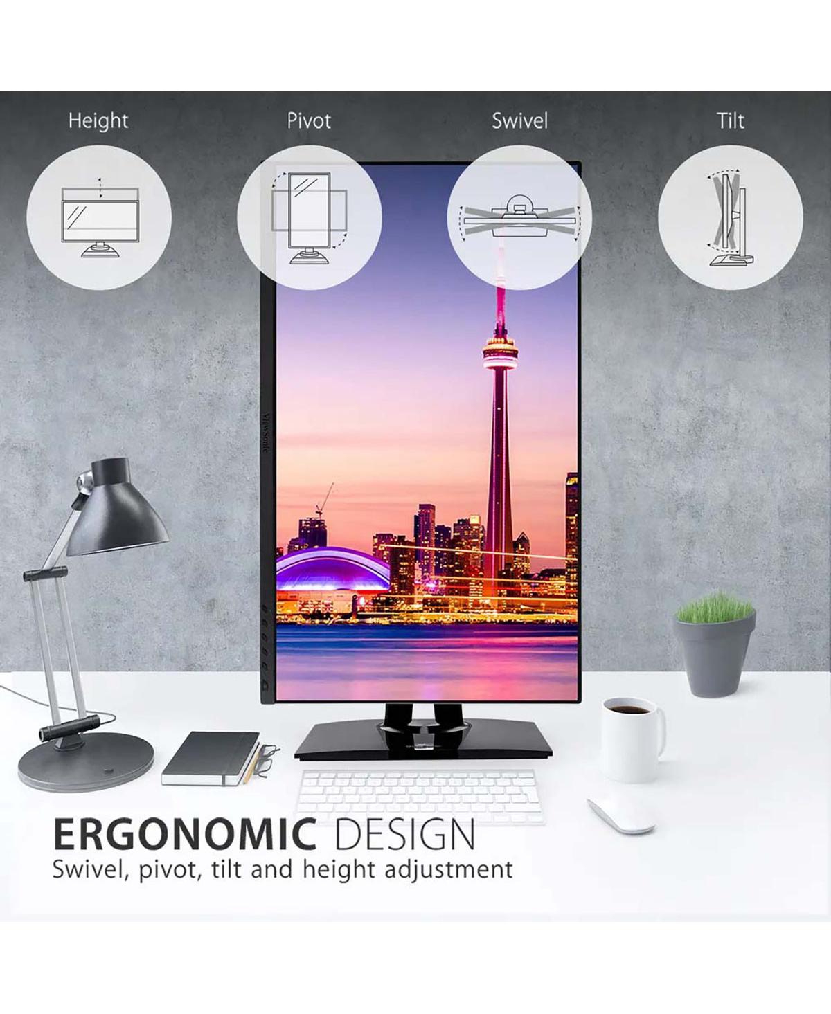 ViewSonic VP2756-4K 27" Ips 4K Uhd Computer Monitor with Built-in Speakers