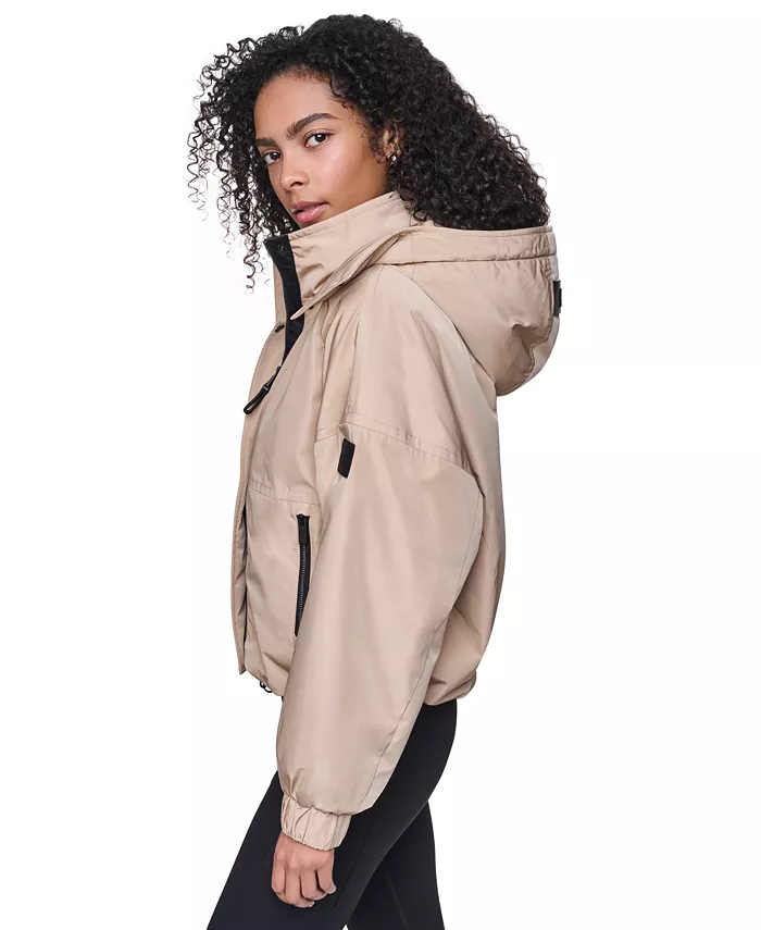 Women's Hooded Oversized Jacket - thumbnail 8