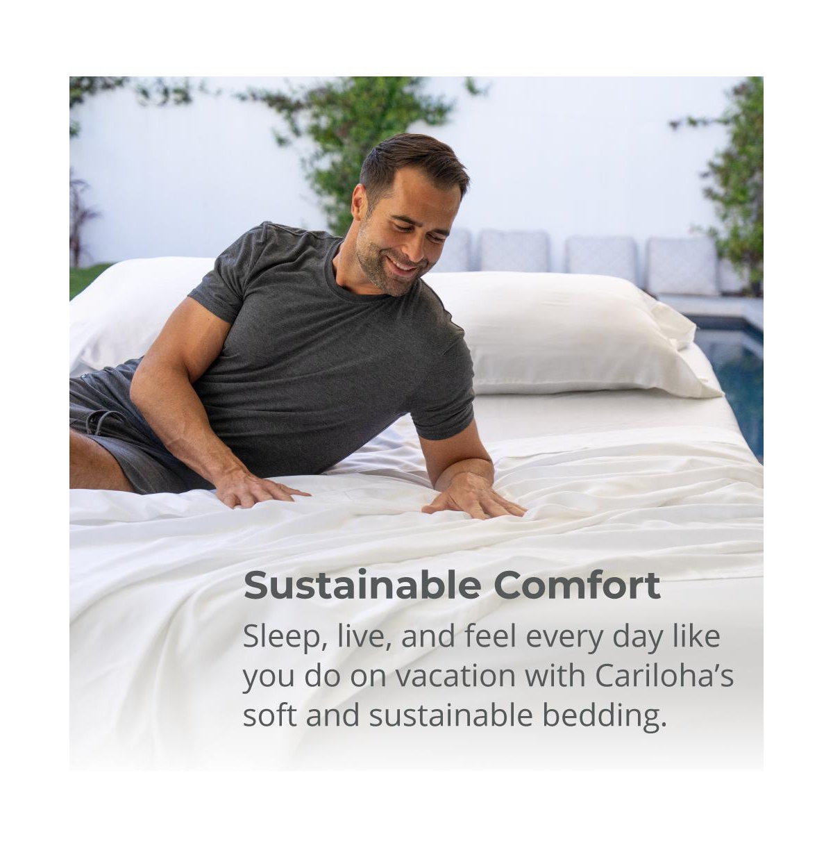Cariloha Luxurious Quilted Mattress Protector California Waterproof 5 Sides of Protection
