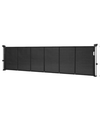 Retractable Mesh Baby Gate 34 in Tall Extends to 110 in Wide