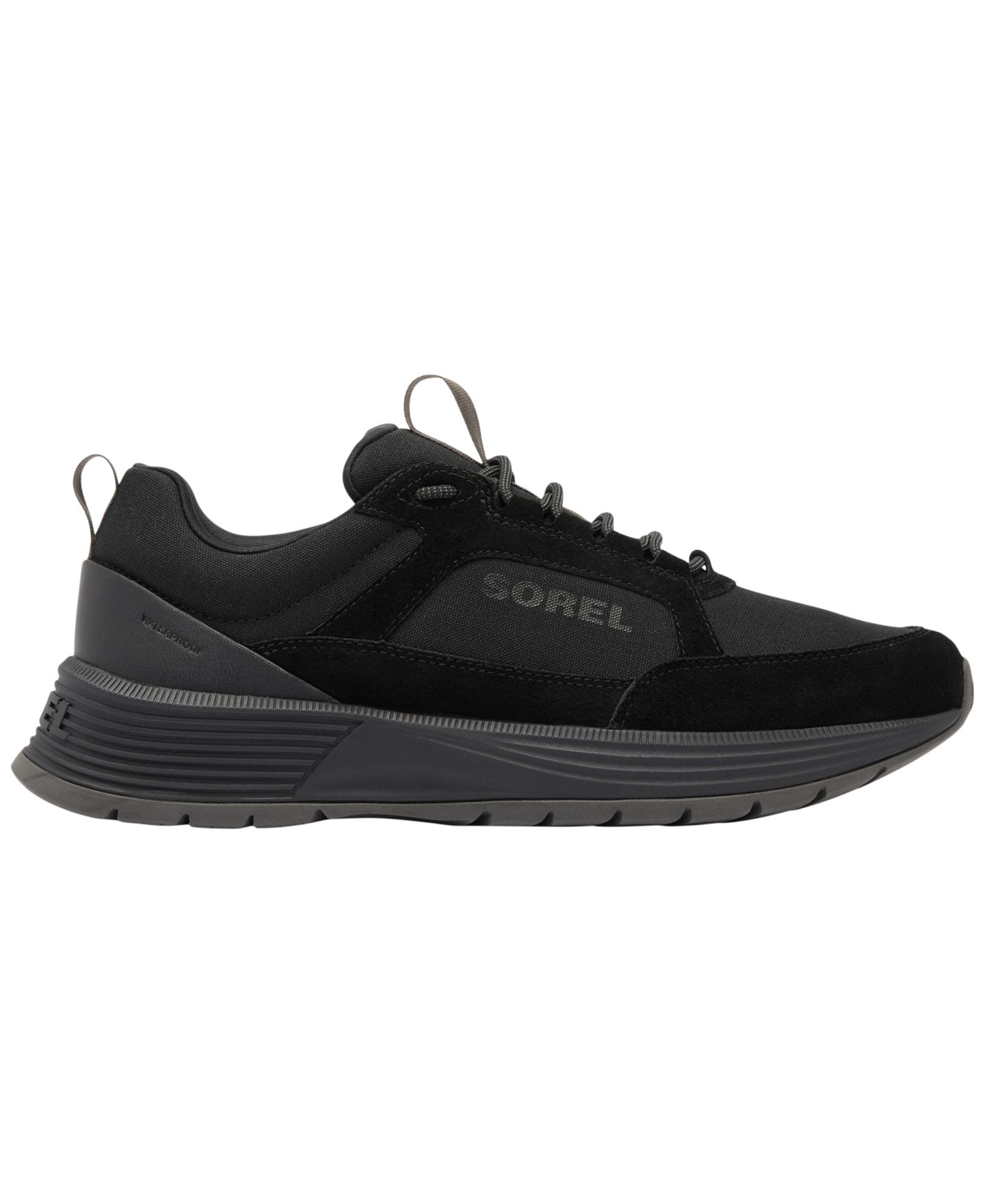 Мужские кроссовки Sorel Durable Waterproof Flecked Lace, цвет: Чёрный / Угольный — фото 2