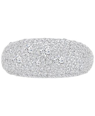 14k Gold-Plated Pave Statement Fashion Ring