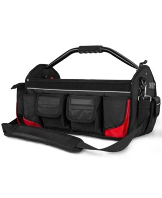 Heavy-duty Tool Tote Open Top 39-Pockets Rotating Handle