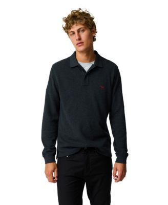 Men's Long Sleeves Gunn Cotton Polo Shirts