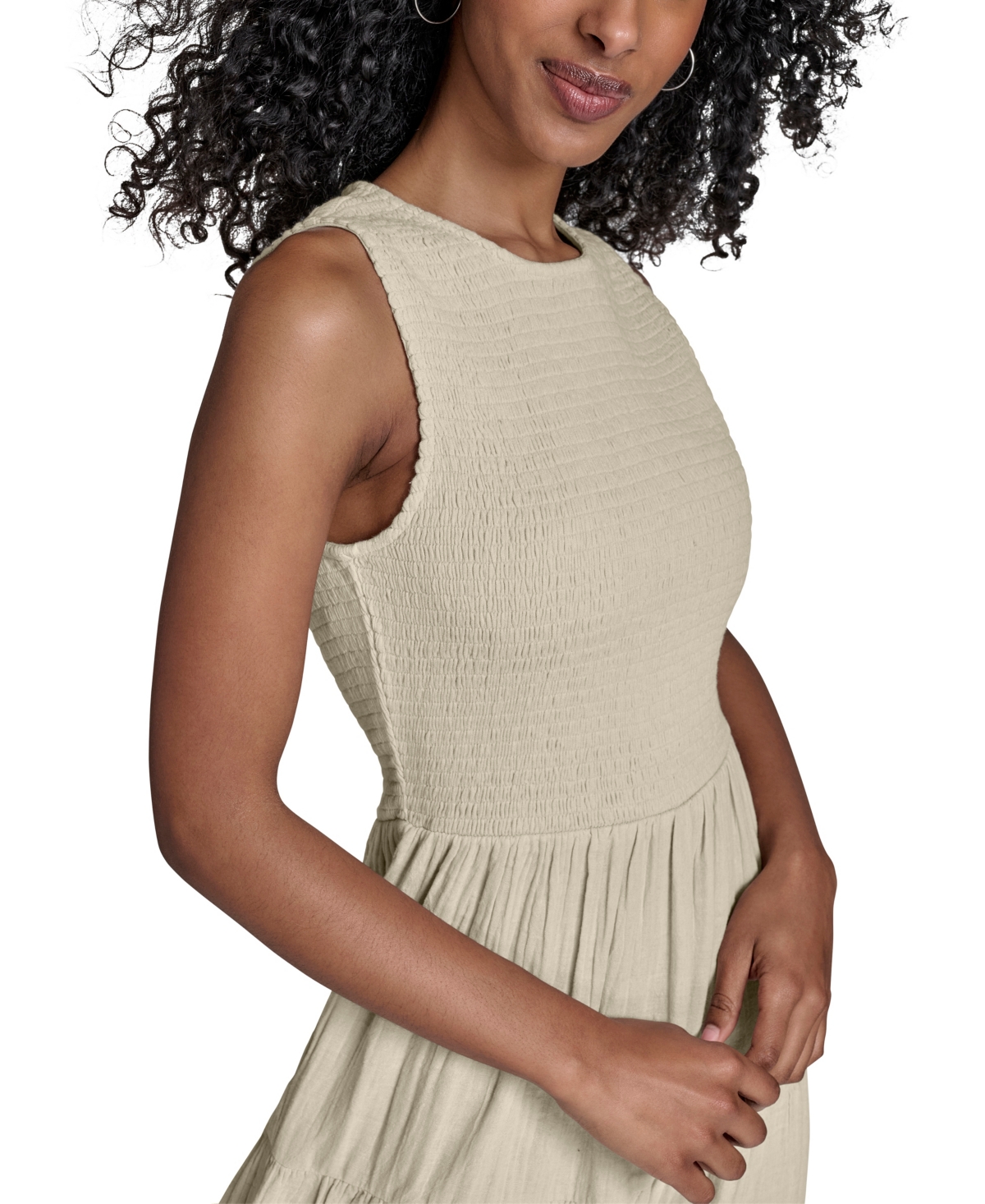 Calvin Klein Women's Sleeveless A-Line Midi Dress