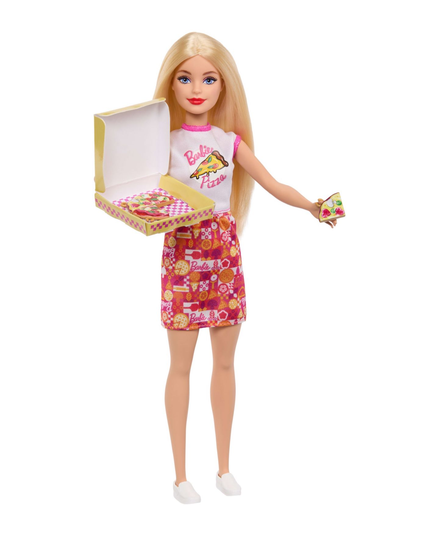 Игровой набор Barbie Pizza Shop для приготовления пиццы, 25 аксессуаров, от 3 лет — фото 2