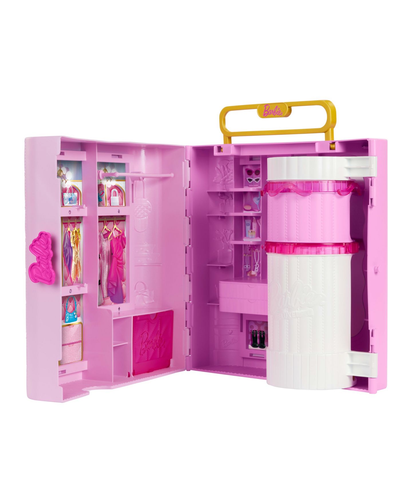 Детские куклы Barbie Deluxe Style Closet with Spin Style Feature, 20+ Pieces Playset — фото 2