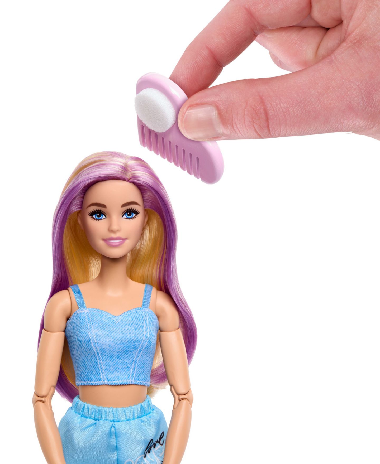 Кукла Barbie Deluxe Style 11 дюймов со сменными кистями и меняющими цвет волосами — фото 3