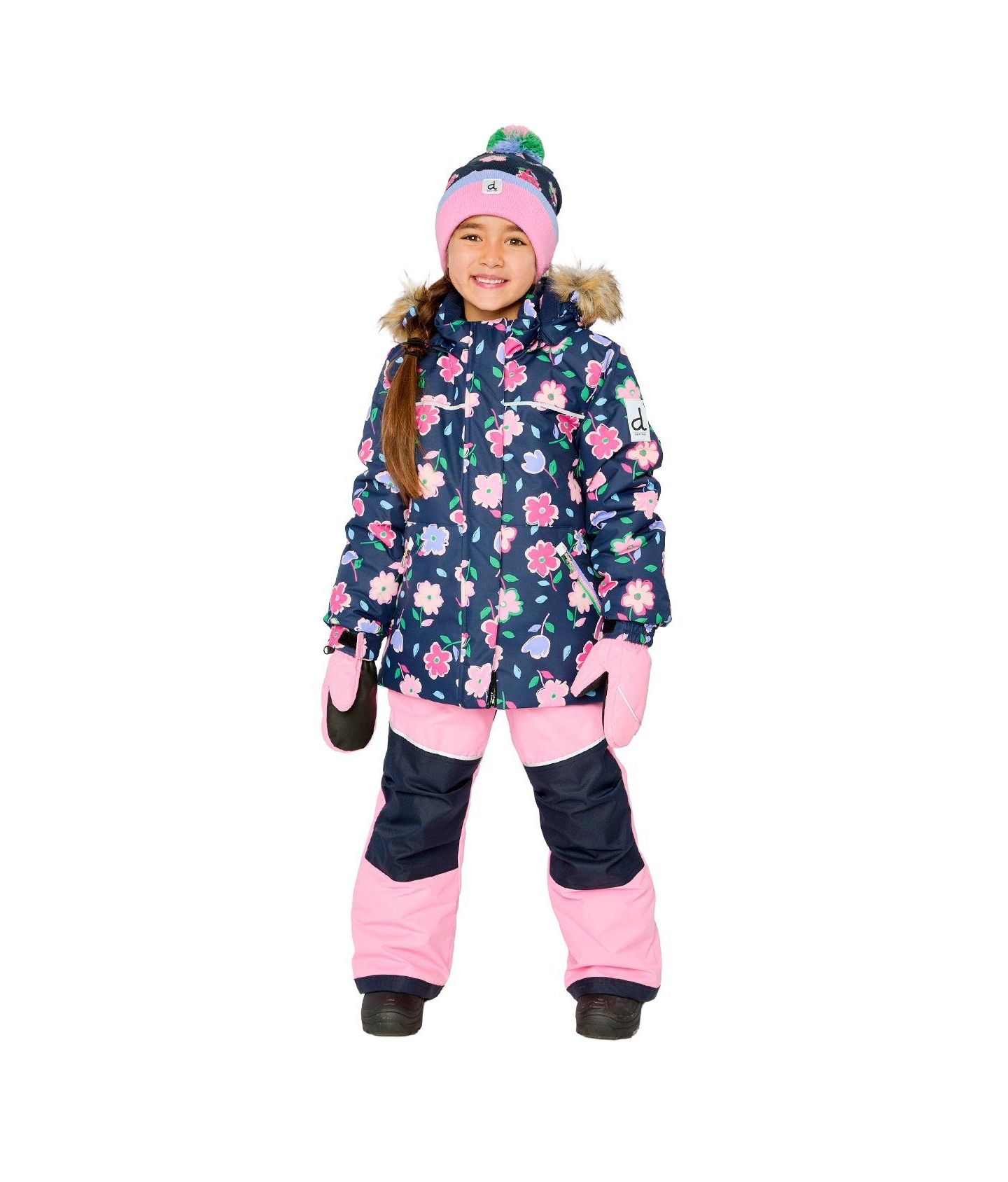 Deux par Deux Little and Big Girl (6 - 8) Two Piece Discover Snowsuit — фото 4