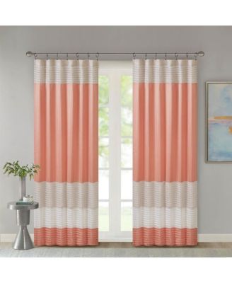 Polyoni Pintuck Curtain Panel (Only 1 Piece Panel)