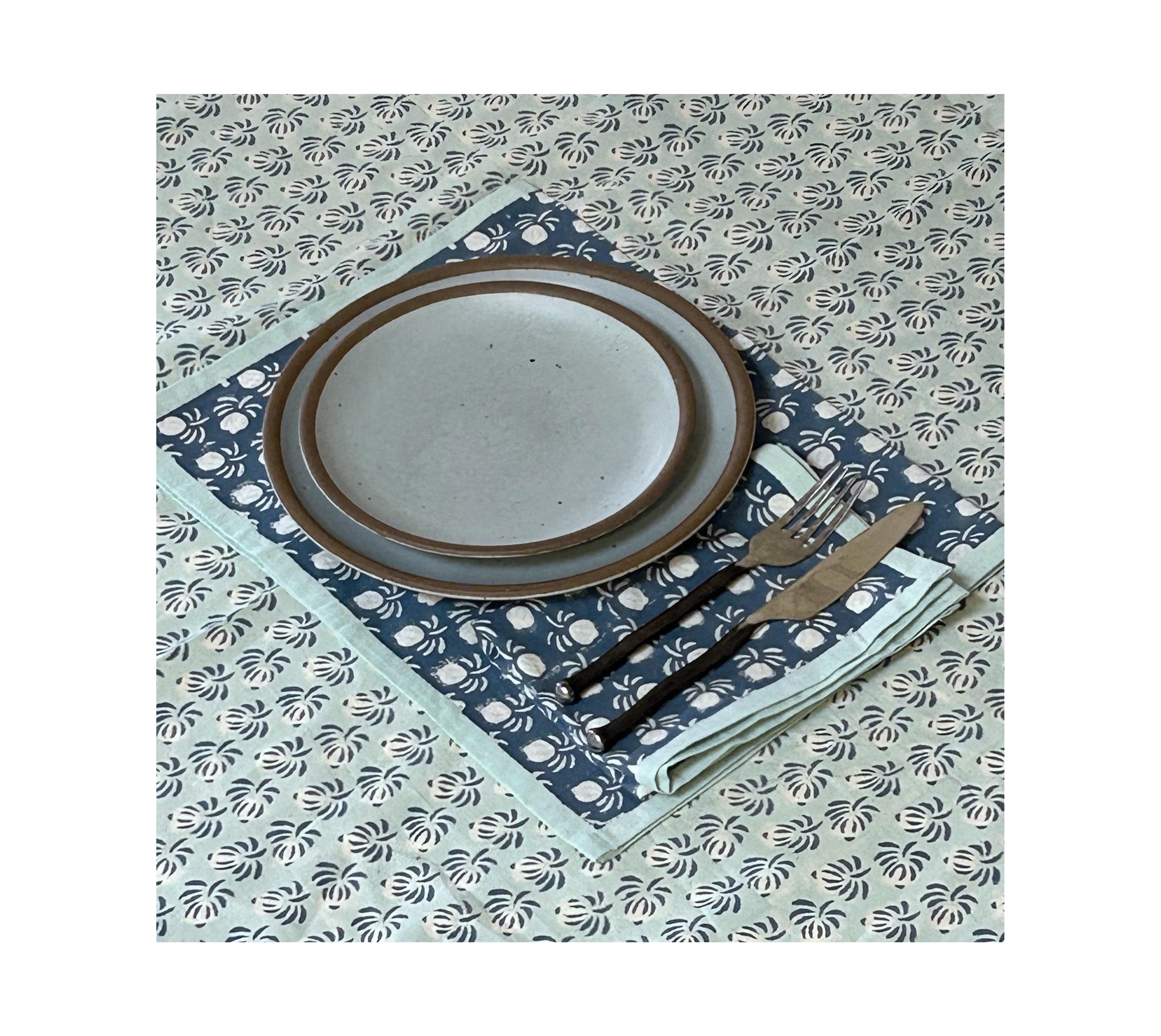 Supra Endura Block Print Tablecloth
