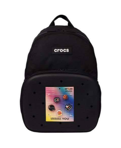 Рюкзак Crocs Back to School with EVA Front Pocket Customizable Jibbitz, цвет: Чёрный