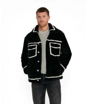 Men's Ashton Shearling Jacket, Created for Macy s