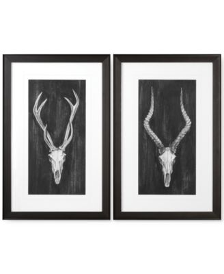 Uttermost - Rustic European Mounts 2-Pc. Print Wall Art