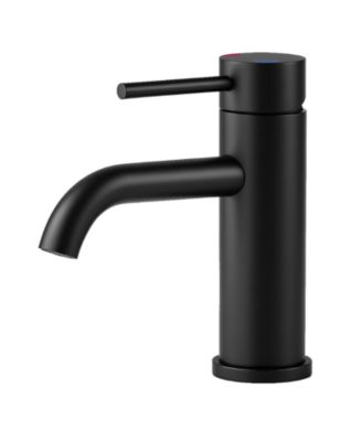 Single Handle Bathroom Faucet Lavatory Faucet Stainless Steel Single Hole