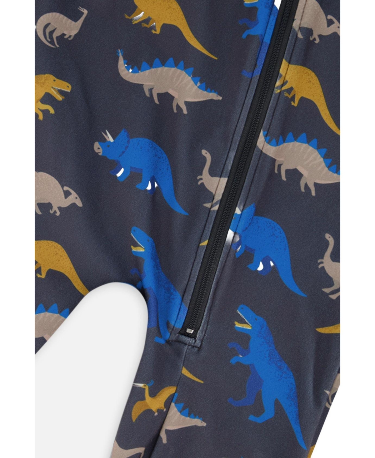 Deux par Deux Toddler Boy ( 2 to 5 ) One Piece Thermal Underwear Dinosaur Print