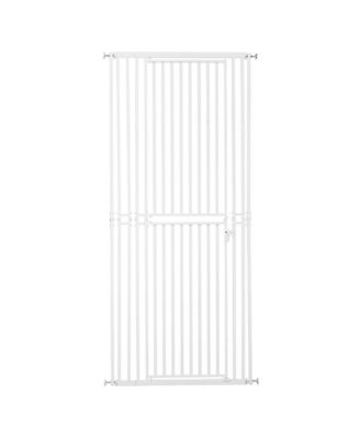 78 in Extra Tall Pet Gate with Adjustable 28 to 34 in Width