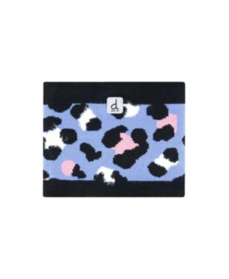 Big Girl (7-12) Winter Knit Neckwarmer Leopard Print