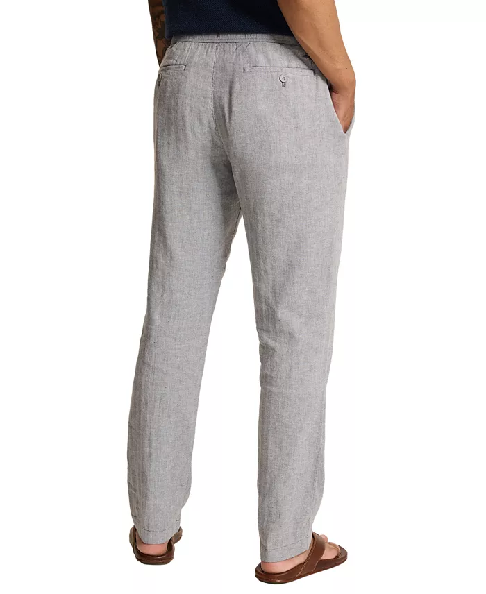Men's Linen-Blend Beach Coast Classic-Fit Pants - thumbnail 8
