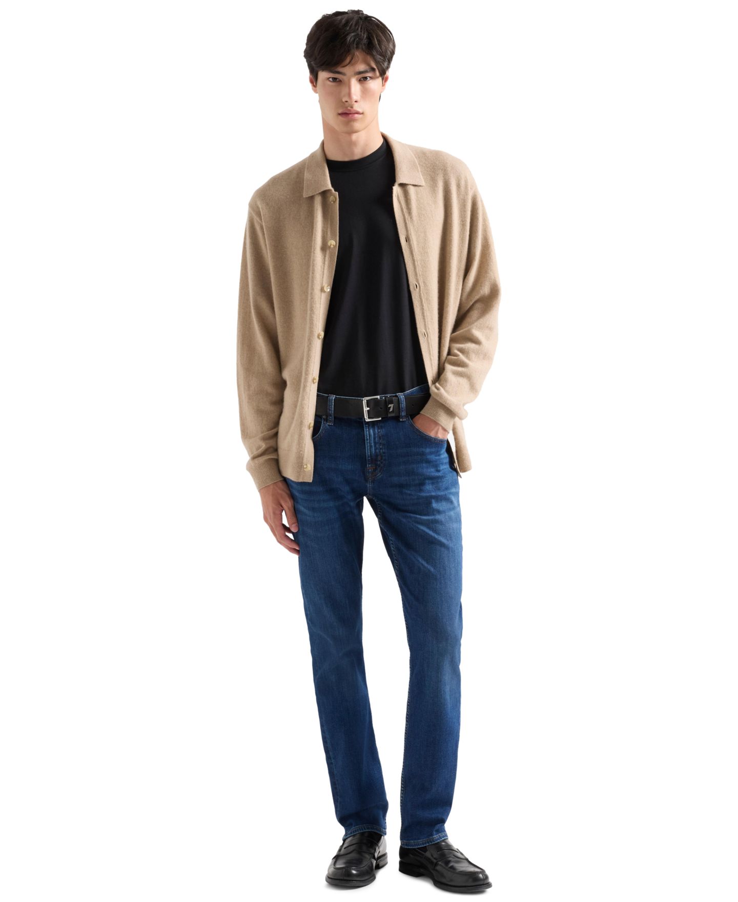 Мужские джинсы 7 For All Mankind Classic Relaxed-Fit, цвет: Dayton — фото 2