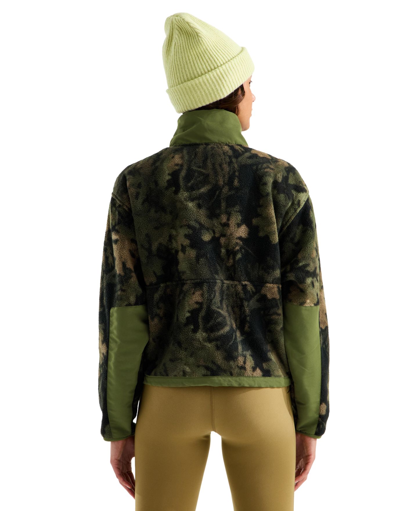 Женская куртка The North Face Yumiori Off Peak Water-Resistant Fleece Quarter-Zip, цвет: Серо-бежевый — фото 5