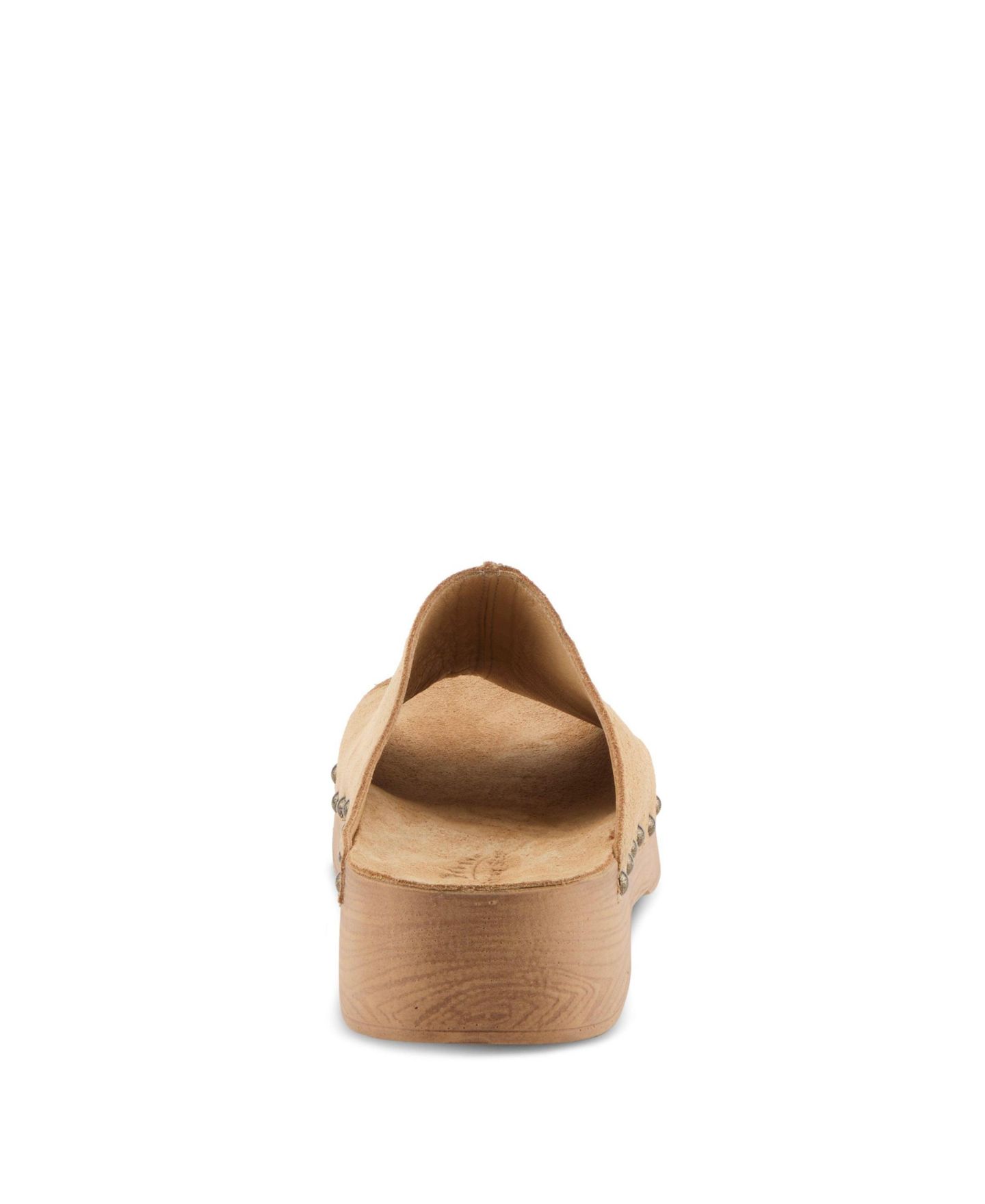 Женские сандалии Spring Step Emberlyn Wedge Soft Suede with Upper, цвет: Бежевый замшевый — фото 4