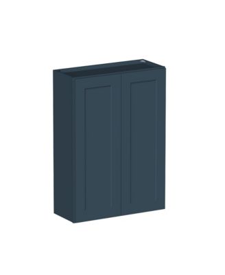 Standard Wall Cabinet 2 Door 3 Shelves, Ready to Assemble Kitchen Cabinet with Solid Wood Frame, Soft-Close Slides and Hinge