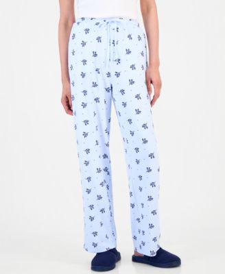 Women's Soft Knit Printed Pajama Pants