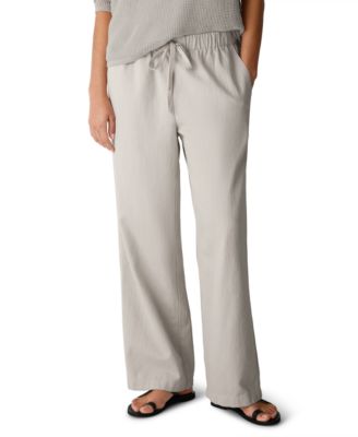 Petite Straight-Leg Pants