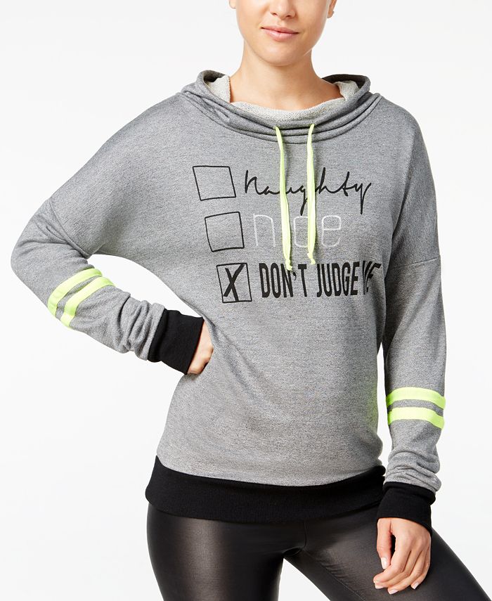 Material Girl Active Juniors' Graphic Hoodie, Created for Macy's Macy's