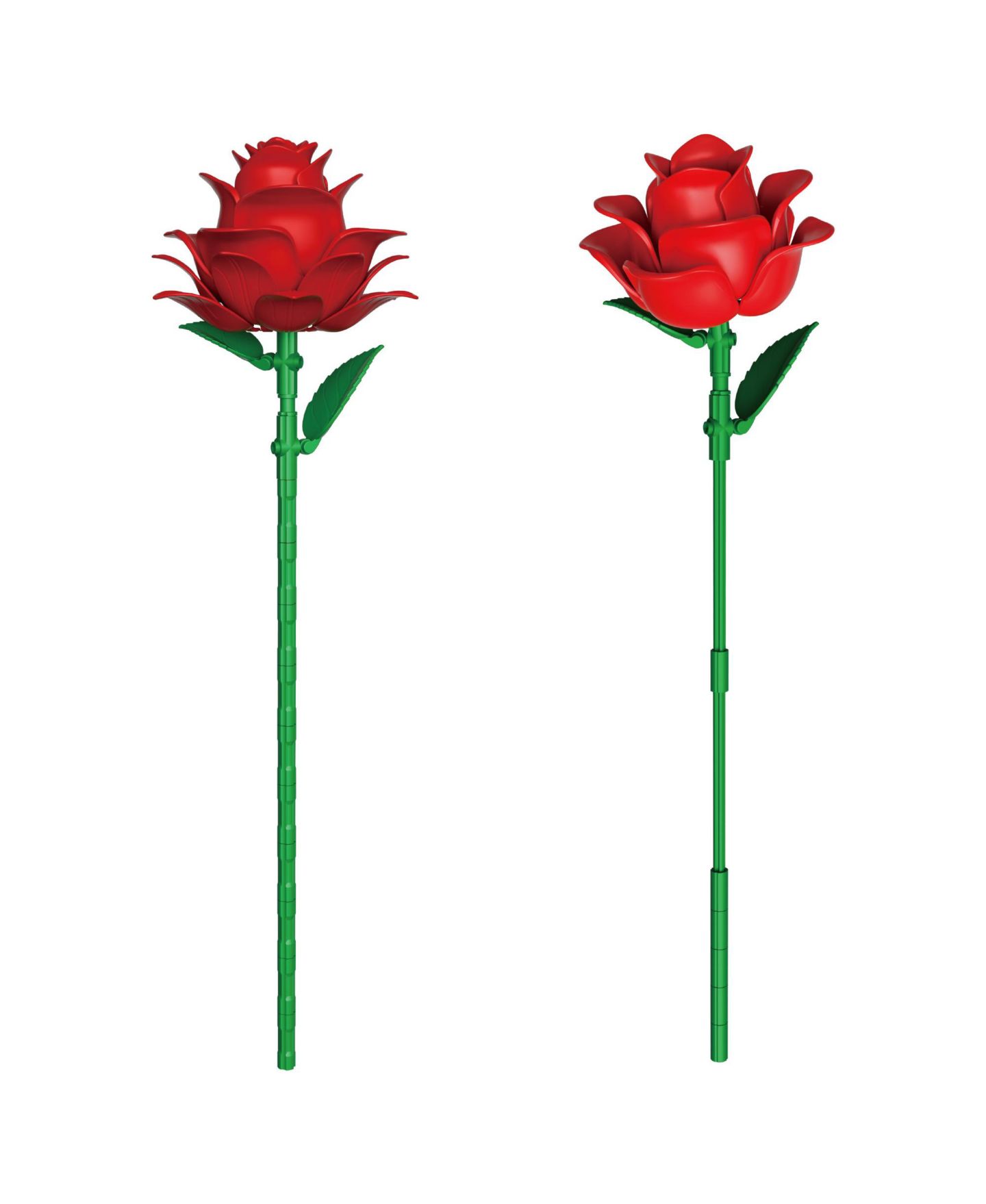 Детский конструктор Contixo BK09 Rose Bouquet Building Set, 789-Piece Red Rose Floral Brick Kit with Adjustable Stems, Romantic Home Décor Gift for Kids & Adults Ages 8+, цвет: Красный — фото 4