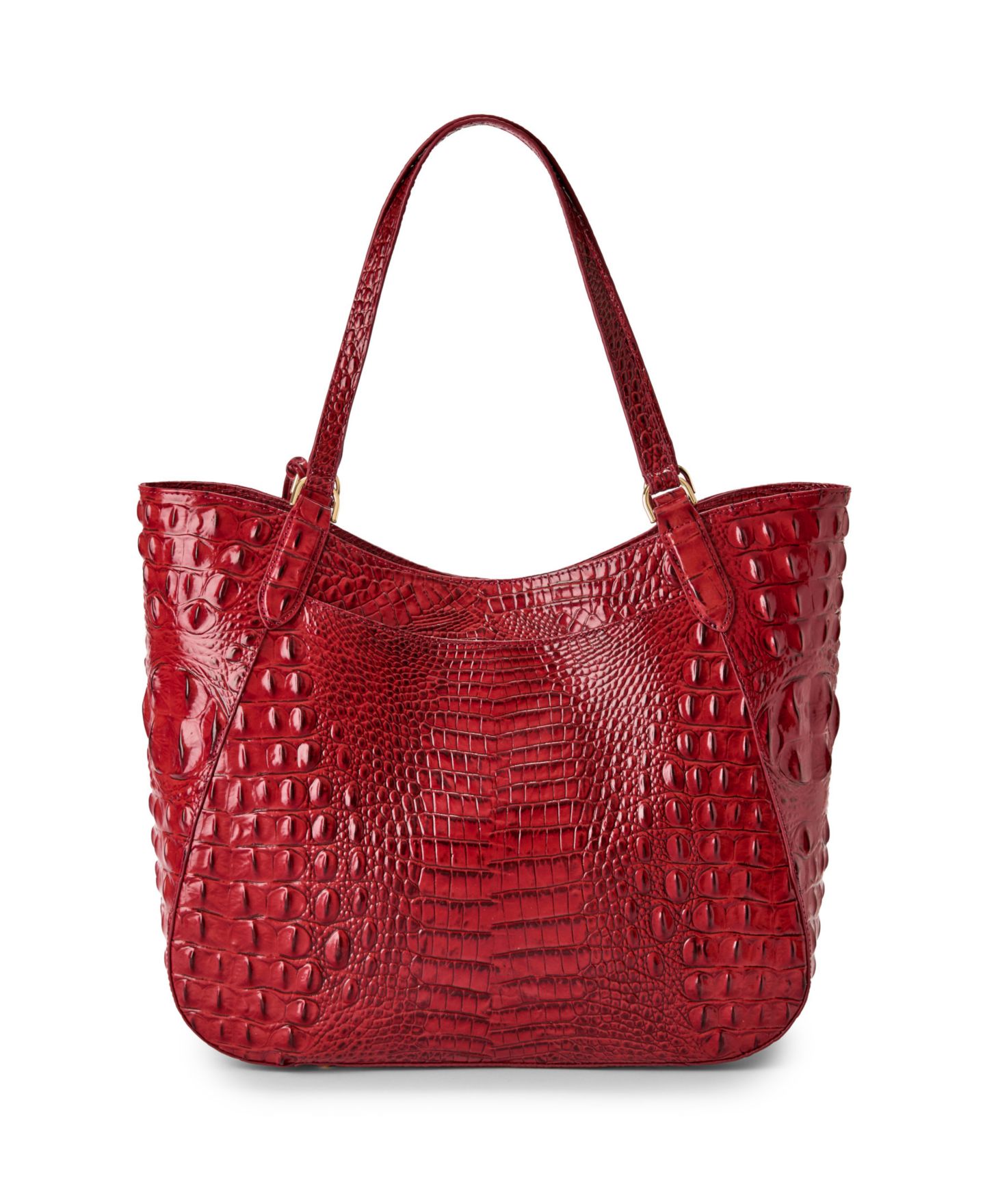 Женская сумка Brahmin Aliza Melbourne Large Leather, цвет: Красный — фото 2