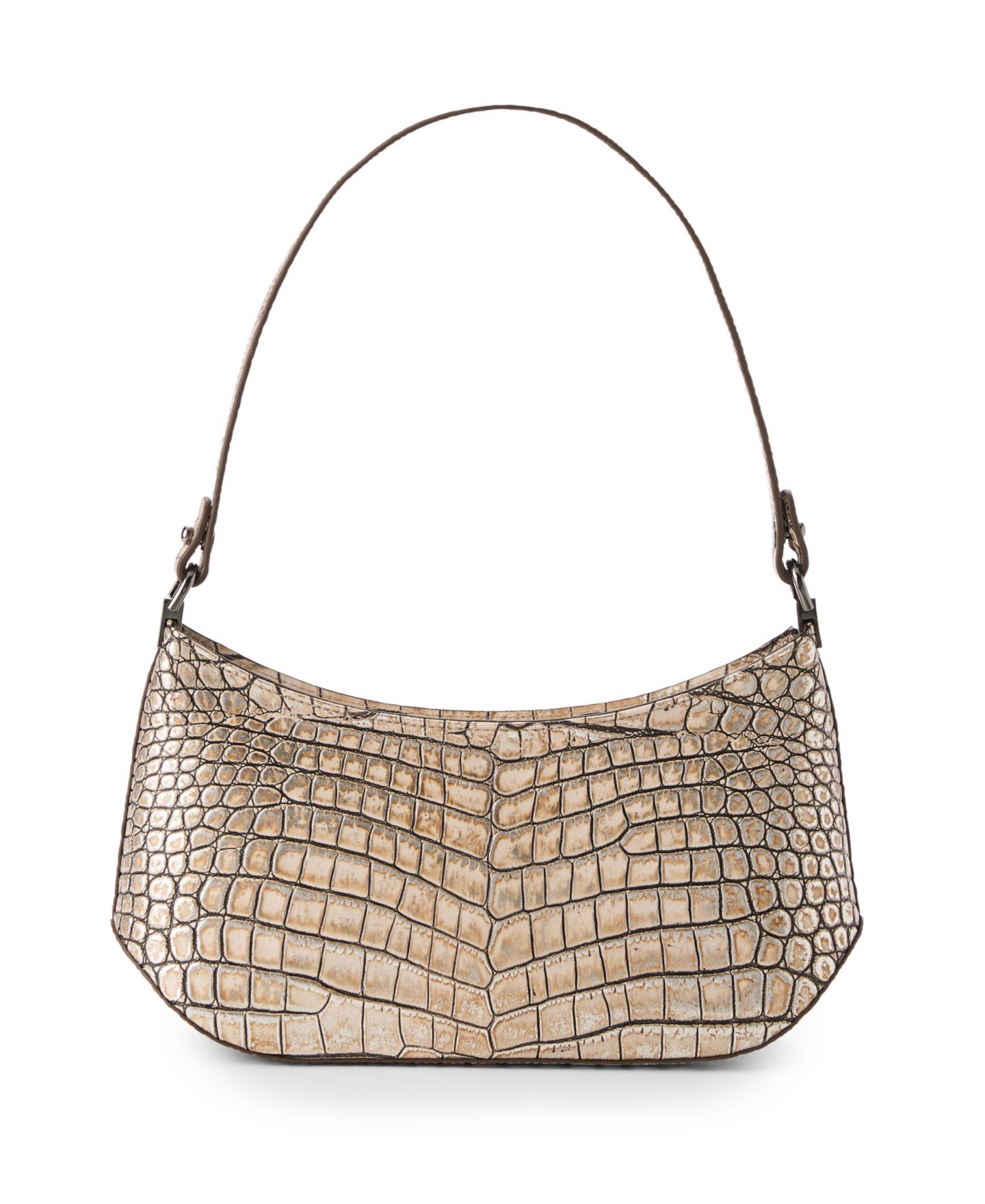 Женская сумка Brahmin Lilibeth Shale Small Leather Shoulder, цвет: Fossilized — фото 2