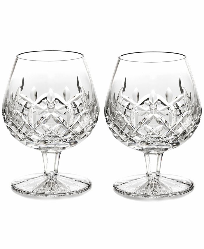 Waterford Stemware Lismore Brandy Glasses, Set of 2 - Macy's