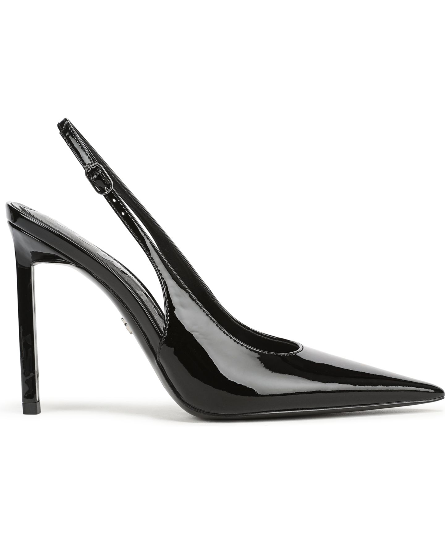 Женские туфли Sam Edelman Tegan Slingback Pumps, цвет: Чёрная лаковая кожа — фото 2