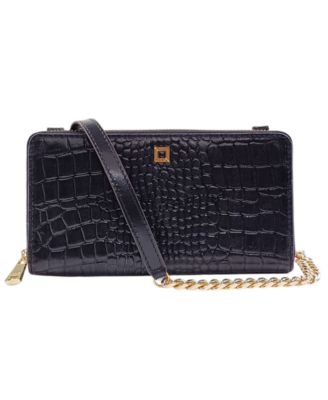 Amara Croco Mini Sling Crossbody Handbag