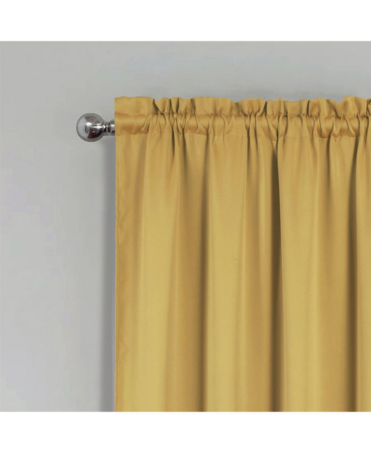 Rt Designers Collection 100 percentage Polyester Twilight Blackout Rod Pocket Curtain Panel