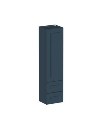 Counter Linen Cabinet, Ready to Assemble Kitchen Cabinet with Solid Wood Frame, Soft-Close Slides and Hinges