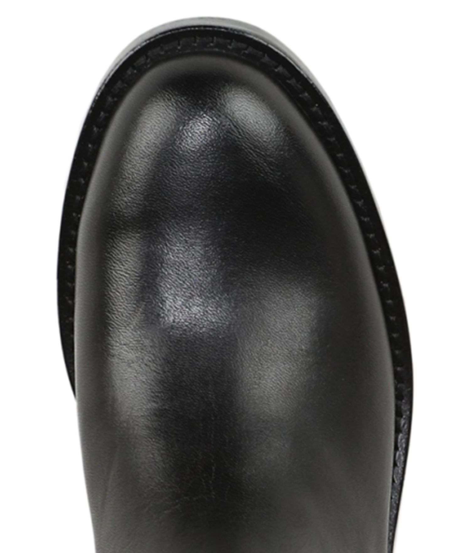 Женские ботинки Sam Edelman Misty Zipper Tall, цвет: Чёрный кожаный — фото 4