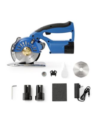 Cordless Electric Rotary Fabric Cutter, 5-Speed Octagonal Blade Cloth Cutting Machine