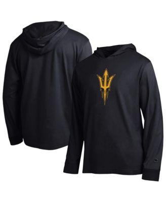 Men's Black Arizona State Sun Devils Tonal All-Star Long Sleeve Hooded T-Shirt