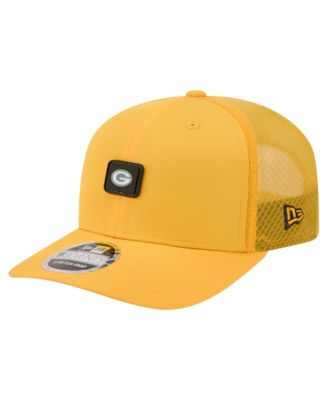 Men's Gold Green Bay Packers Micro Badge 9SEVENTY Adjustable Hat